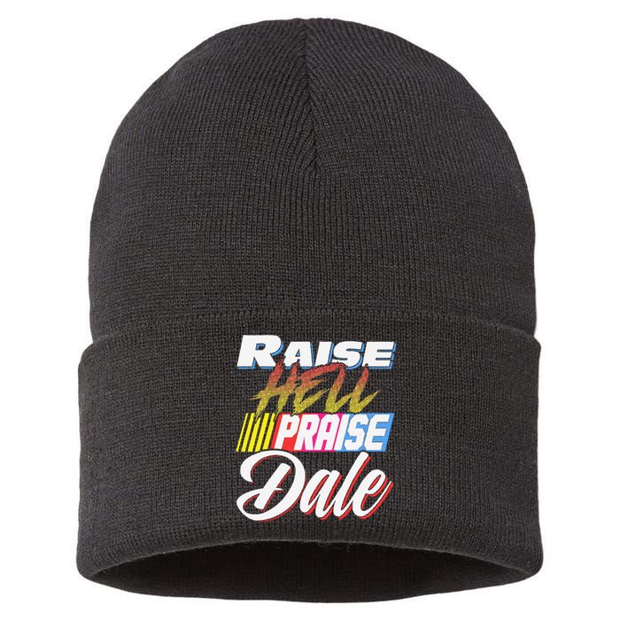 Raise Hell Praise Dale Retro Vintage Sustainable Knit Beanie