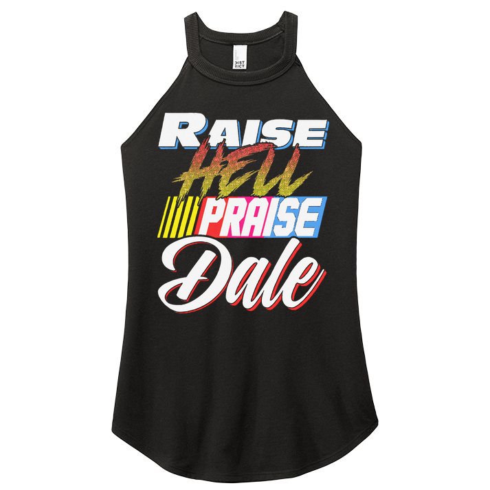 Raise Hell Praise Dale Retro Vintage Women's Perfect Tri Rocker Tank