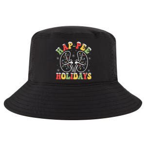 Retro Hap Pee Holidays Christmas Dialysis Nurse Kidney Xmas Cool Comfort Performance Bucket Hat