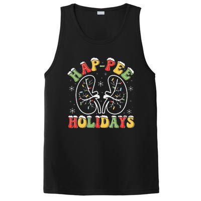 Retro Hap Pee Holidays Christmas Dialysis Nurse Kidney Xmas PosiCharge Competitor Tank