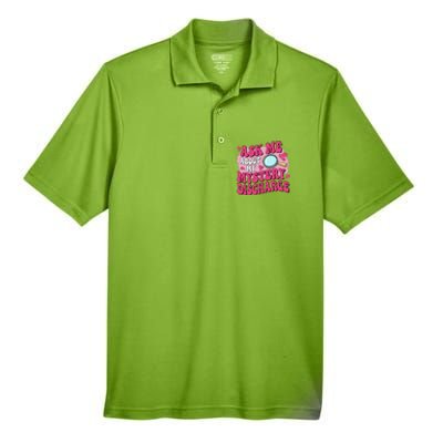 Retro Hap Pee Holidays Christmas Dialysis Nurse Kidney Xmas Men's Origin Performance Pique Polo