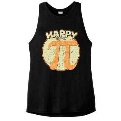 Retro Happy Pi Day Gift Math Teacher Geek Pi Day Ladies PosiCharge Tri-Blend Wicking Tank