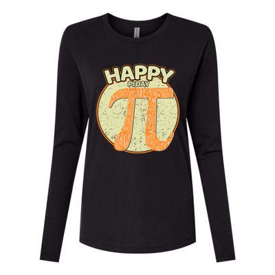 Retro Happy Pi Day Gift Math Teacher Geek Pi Day Womens Cotton Relaxed Long Sleeve T-Shirt