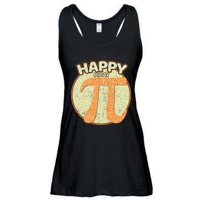 Retro Happy Pi Day Gift Math Teacher Geek Pi Day Ladies Essential Flowy Tank