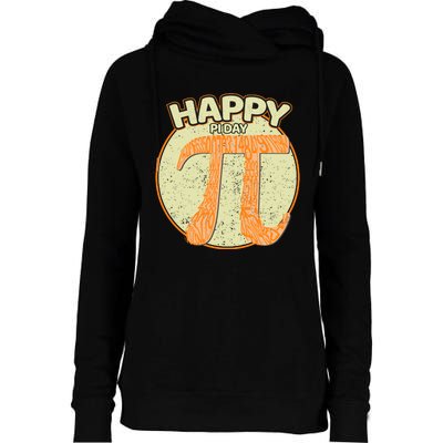 Retro Happy Pi Day Gift Math Teacher Geek Pi Day Womens Funnel Neck Pullover Hood