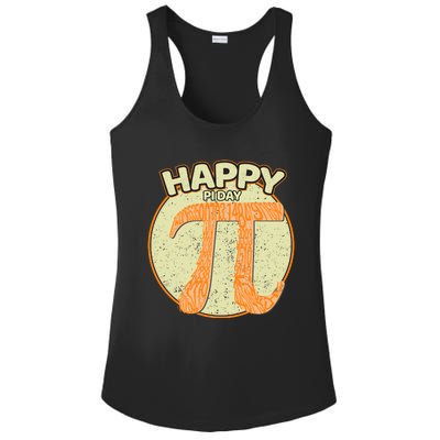 Retro Happy Pi Day Gift Math Teacher Geek Pi Day Ladies PosiCharge Competitor Racerback Tank