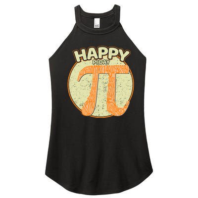 Retro Happy Pi Day Gift Math Teacher Geek Pi Day Women's Perfect Tri Rocker Tank