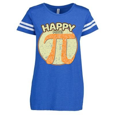 Retro Happy Pi Day Gift Math Teacher Geek Pi Day Enza Ladies Jersey Football T-Shirt