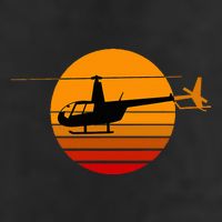 R44 Helicopter Pilot Aviation R44 Helicopter 11oz C Handle Ceramic Mug