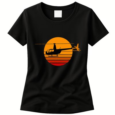 R44 Helicopter Pilot Aviation R44 Helicopter Womens T-Shirt