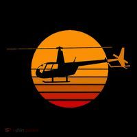 R44 Helicopter Pilot Aviation R44 Helicopter Kids T-Shirt