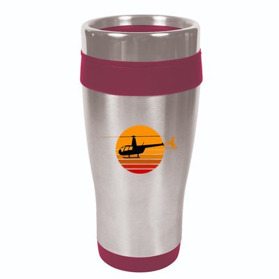 R44 Helicopter Pilot Aviation R44 Helicopter 16oz Travel Tumbler