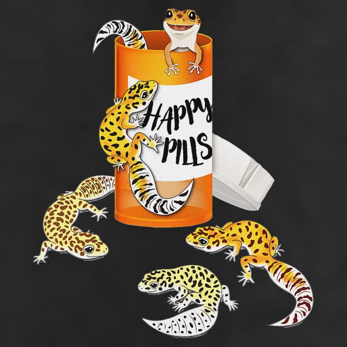 Reptile Happy Pills Leopard Gecko Lover Cool Comfort Performance Bucket Hat