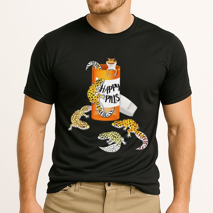 Reptile Happy Pills Leopard Gecko Lover Performance Shirt