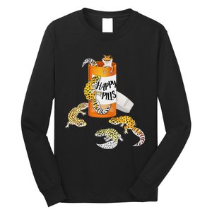 Reptile Happy Pills Leopard Gecko Lover Long Sleeve Shirt