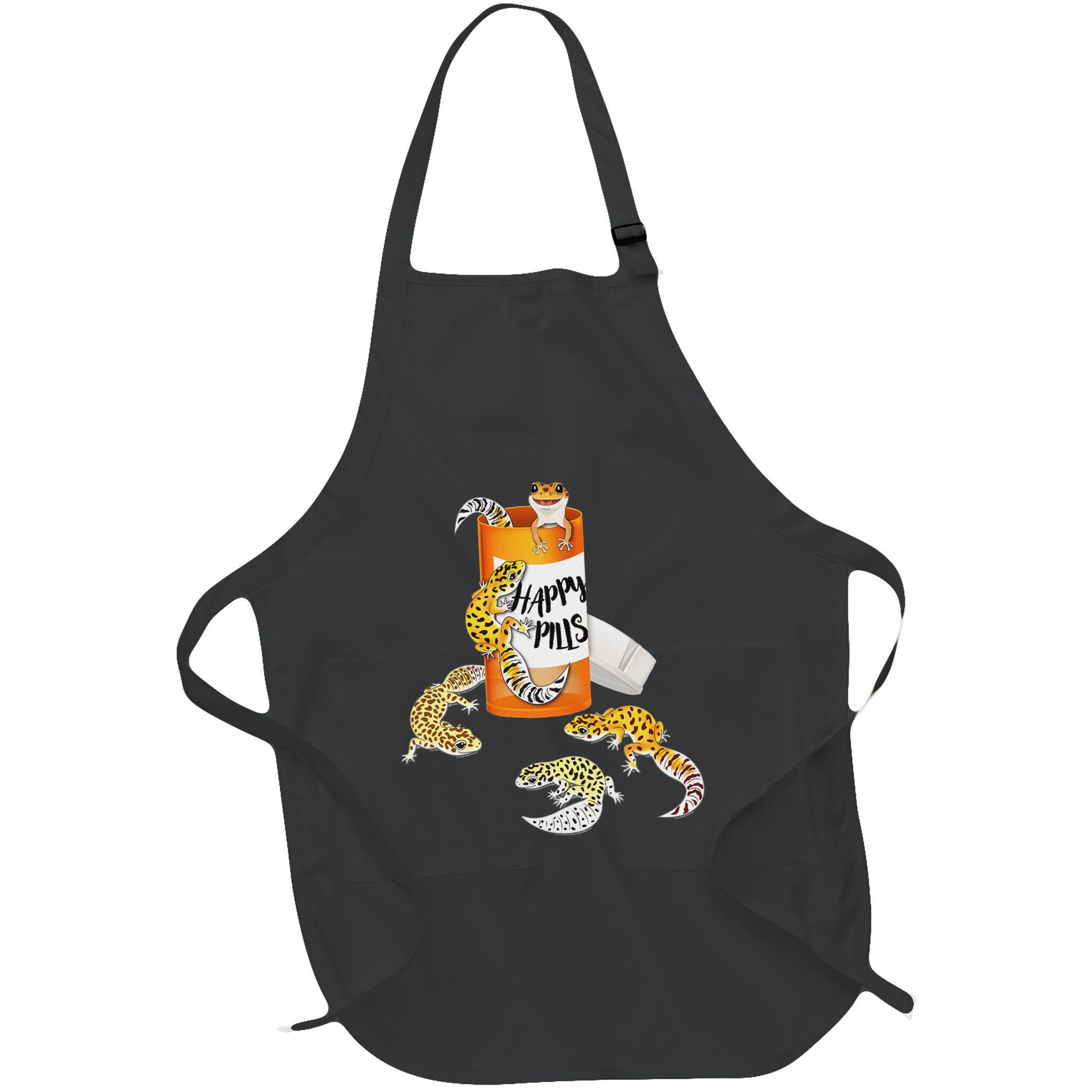 Reptile Happy Pills Leopard Gecko Lover Apron