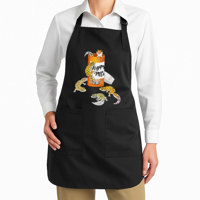 Reptile Happy Pills Leopard Gecko Lover Apron