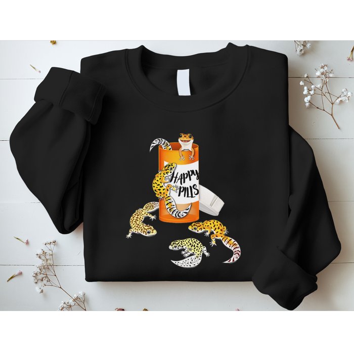 Reptile Happy Pills Leopard Gecko Lover Sweatshirt