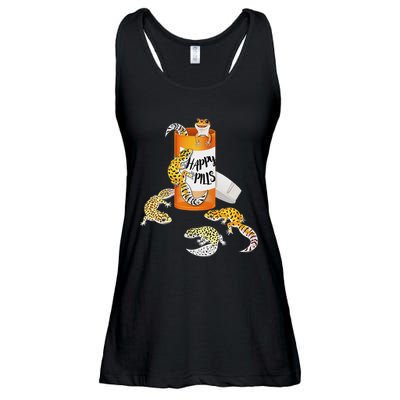 Reptile Happy Pills Leopard Gecko Lover Ladies Essential Flowy Tank