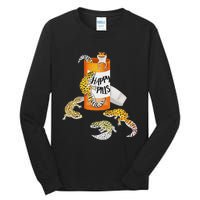 Reptile Happy Pills Leopard Gecko Lover Tall Long Sleeve T-Shirt