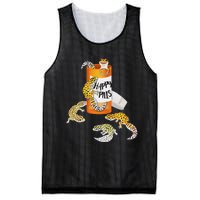 Reptile Happy Pills Leopard Gecko Lover Mesh Reversible Basketball Jersey Tank