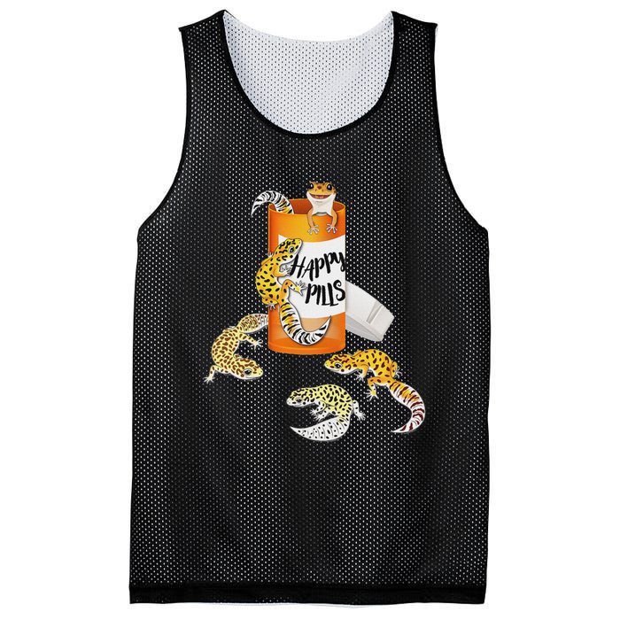 Reptile Happy Pills Leopard Gecko Lover Mesh Reversible Basketball Jersey Tank