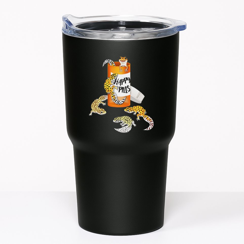 Reptile Happy Pills Leopard Gecko Lover Tumbler