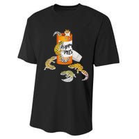 Reptile Happy Pills Leopard Gecko Lover Performance Sprint T-Shirt