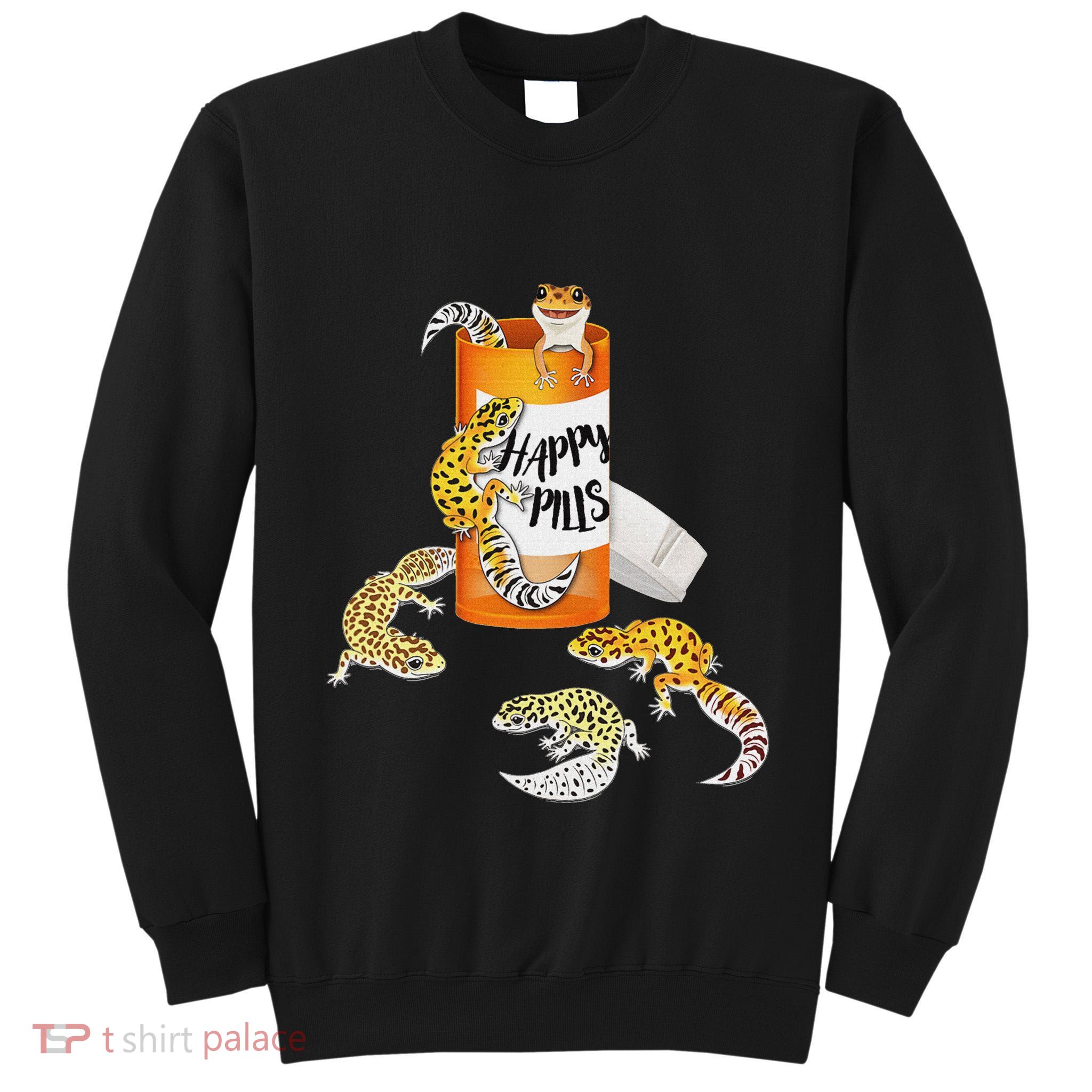 Reptile Happy Pills Leopard Gecko Lover Tall Sweatshirt