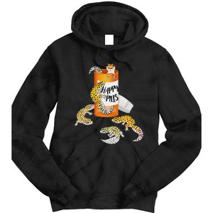 Reptile Happy Pills Leopard Gecko Lover Tie Dye Hoodie