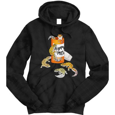 Reptile Happy Pills Leopard Gecko Lover Tie Dye Hoodie