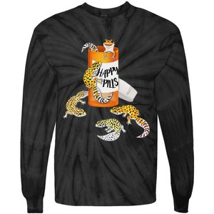 Reptile Happy Pills Leopard Gecko Lover Tie-Dye Long Sleeve Shirt