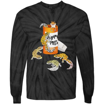 Reptile Happy Pills Leopard Gecko Lover Tie-Dye Long Sleeve Shirt