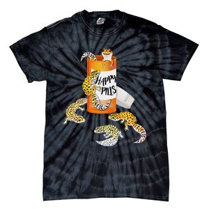 Reptile Happy Pills Leopard Gecko Lover Tie-Dye T-Shirt