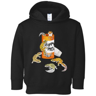 Reptile Happy Pills Leopard Gecko Lover Toddler Hoodie