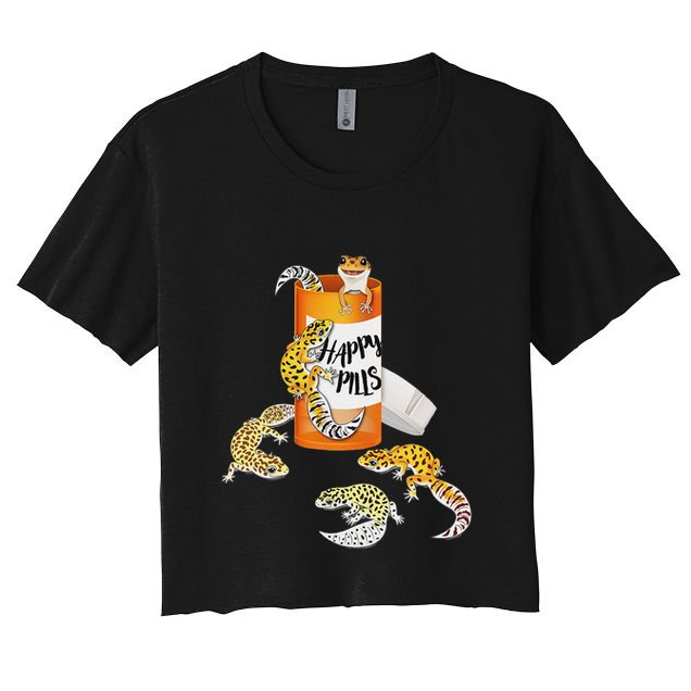 Reptile Happy Pills Leopard Gecko Lover Crop Top