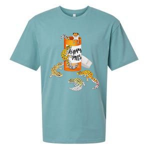 Reptile Happy Pills Leopard Gecko Lover Sueded Cloud Jersey T-Shirt