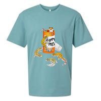 Reptile Happy Pills Leopard Gecko Lover Sueded Cloud Jersey T-Shirt