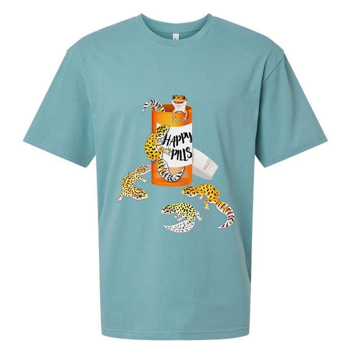 Reptile Happy Pills Leopard Gecko Lover Sueded Cloud Jersey T-Shirt