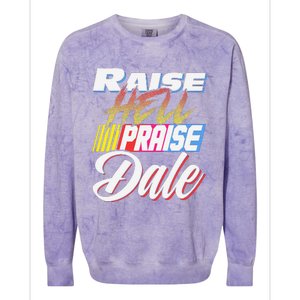 Raise Hell Praise Dale Retro Colorblast Crewneck Sweatshirt