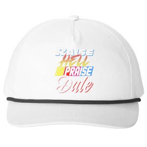 Raise Hell Praise Dale Retro Snapback Five-Panel Rope Hat