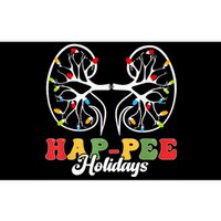 Retro Hap Pee Holidays Christmas Dialysis Nurse Kidney Xmas Bumper Sticker