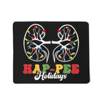 Retro Hap Pee Holidays Christmas Dialysis Nurse Kidney Xmas Mousepad