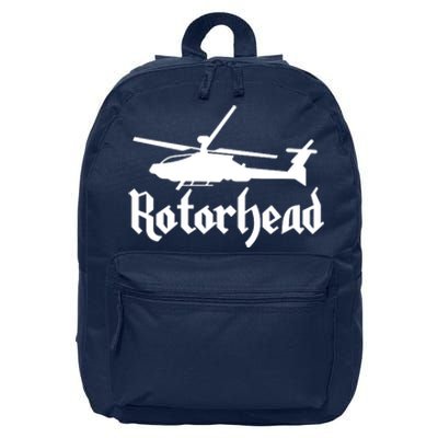 Rotorhead Helicopter Pilot 16 in Basic Backpack