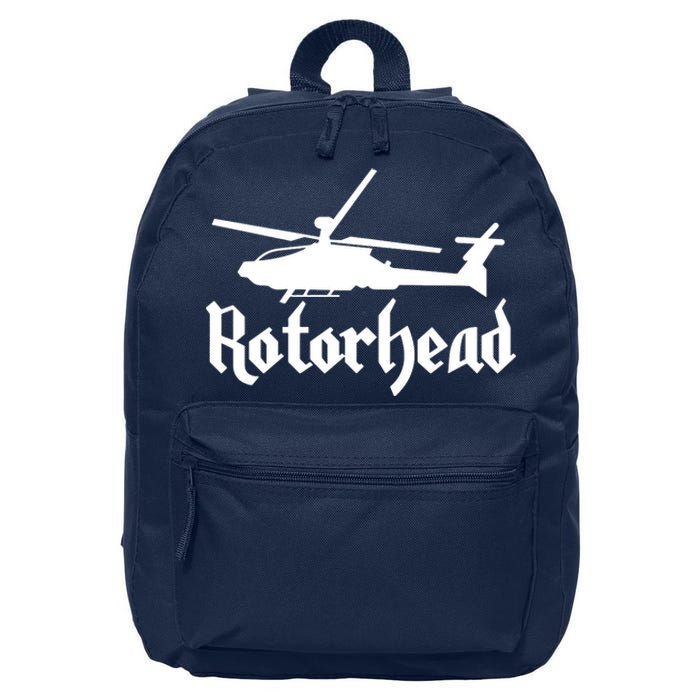 Rotorhead Helicopter Pilot 16 in Basic Backpack