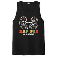 Retro Hap Pee Holidays Christmas Dialysis Nurse Kidney Xmas PosiCharge Competitor Tank