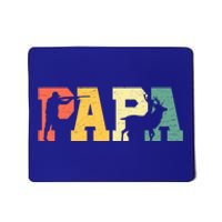 Retro Hunting Papa Dad Daddy Fathers Day Deer Elk Hunter Gift Mousepad