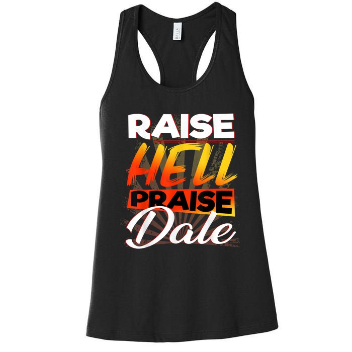 Raise Hell Praise Dale Vintage Women's Racerback Tank