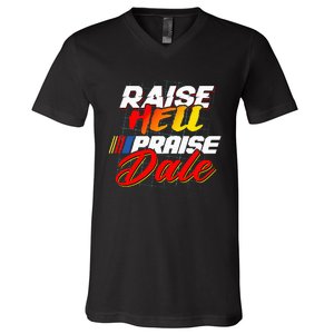 Raise Hell Praise Dale V-Neck T-Shirt