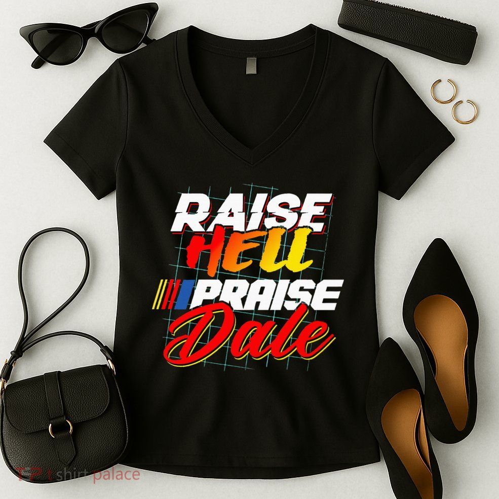 Raise Hell Praise Dale Women's V-Neck T-Shirt